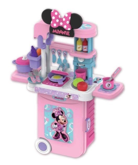 Minnie Mouse 3 - in - 1 Kitchen Trolley Case - Colorland Toys