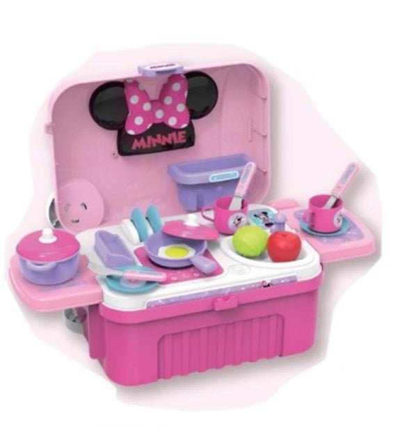 Minnie Mouse 3 - in - 1 Kitchen Trolley Case - Colorland Toys