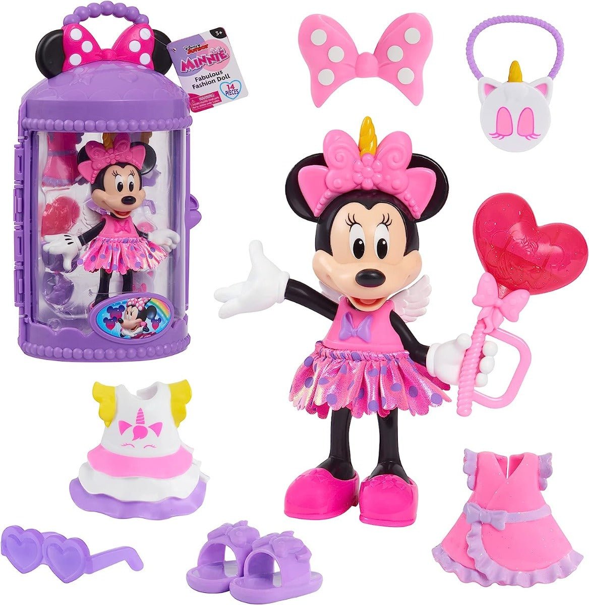 Minnie Mouse Fabulous Fashion Doll Purple 89942/89940 - Colorland Toys