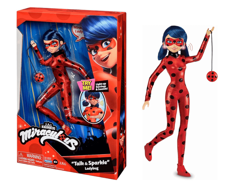 Miraculous Deluxe Feature Fashion Doll - Talk & Sparkle Ladybug 50251 - Colorland Toys