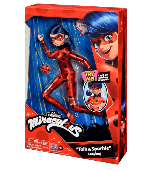 Miraculous Deluxe Feature Fashion Doll - Talk & Sparkle Ladybug 50251 - Colorland Toys