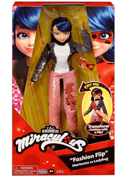 Miraculous Fashion Flip Marinette To Ladybug 50375 - Colorland Toys