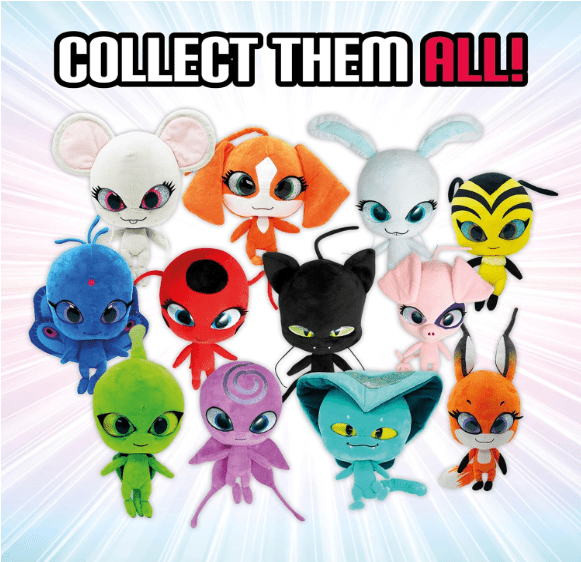 Miraculous Heroes Basic Plush - Wayzz Green 50699 - Colorland Toys