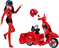 Miraculous Switch 'n Go Scooter With Ladybug Doll 50668 - Colorland Toys