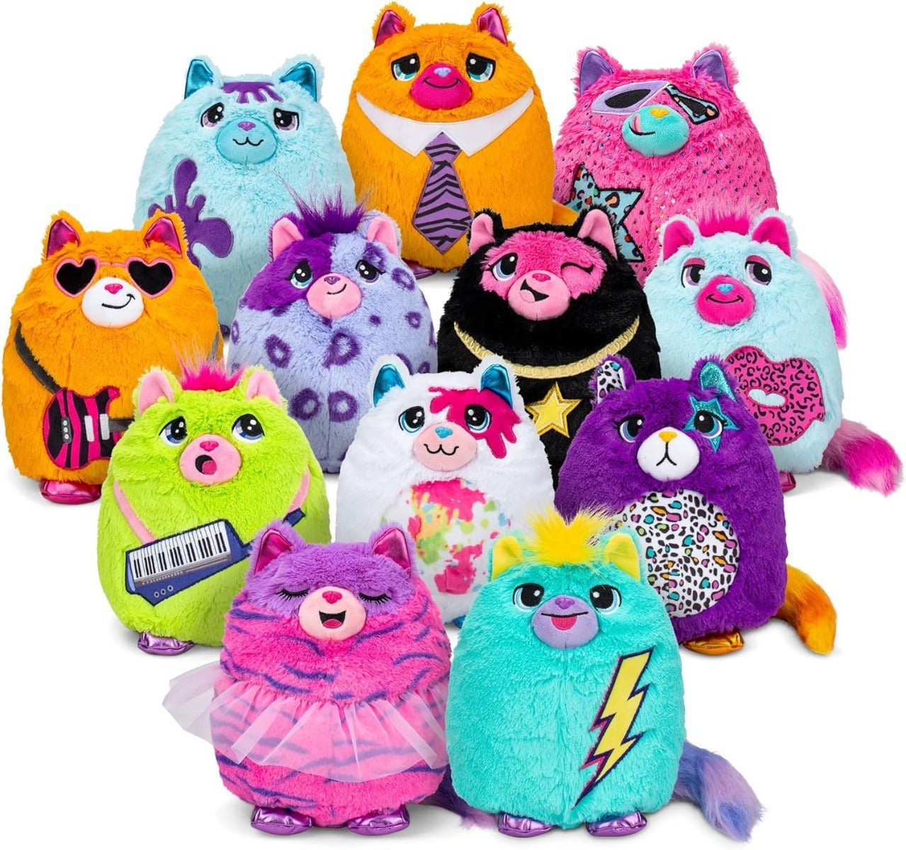 Misfittens Wild Cats Surprise Collectable Squishy Plush 03935 - Colorland Toys
