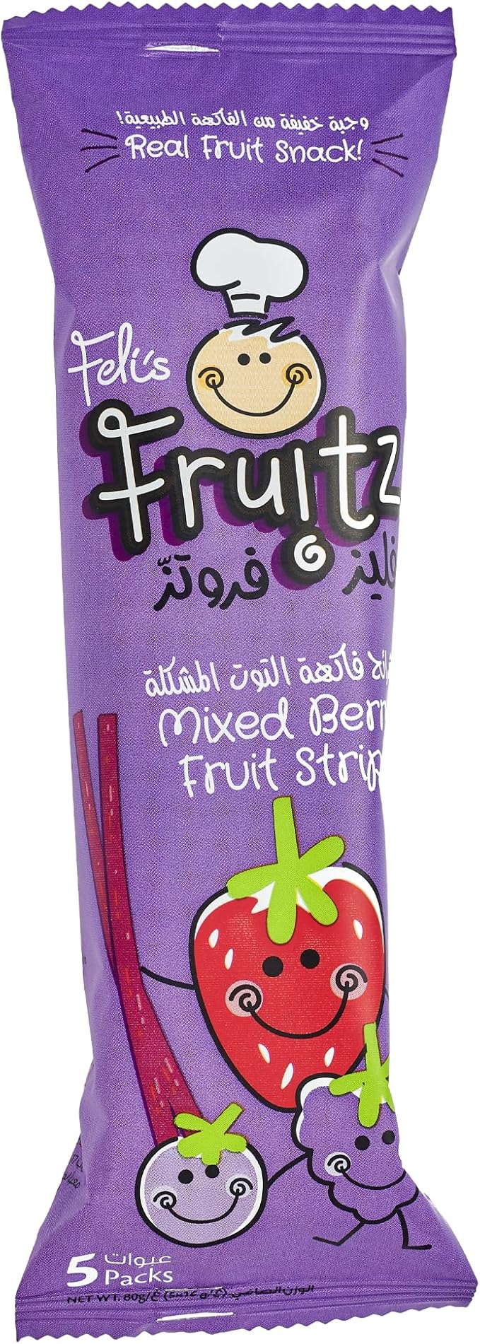 Mixed Berry Fruit Strips 5 x 16g ESF - 362 - Colorland Toys