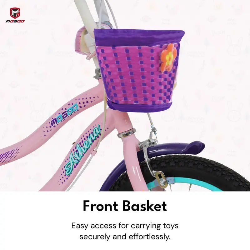 Mogoo Athena 20" Kids Bicycle – Light Pink — image 4