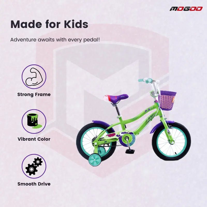 Mogoo Athena 20" Kids Bicycle – Shamrock Green - Colorland Toys