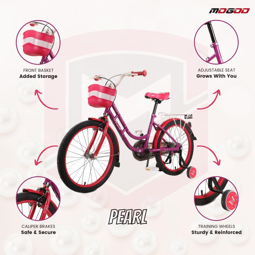 Mogoo Bicycle 16 Pearl Purple - Colorland Toys
