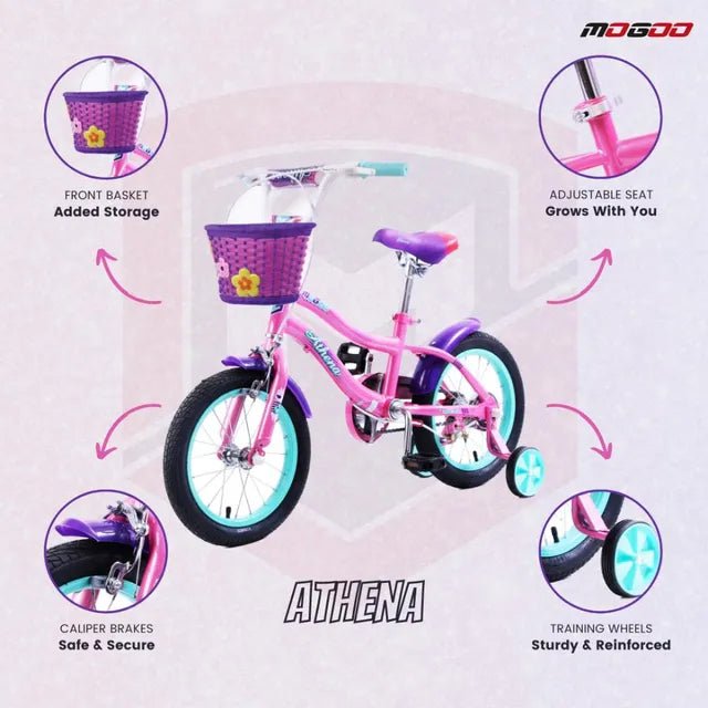 Mogoo Bicycle 20 Athena Light Pink - Colorland Toys