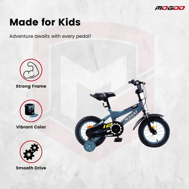 Mogoo Classic 16" Kids Bike – Green — image 2