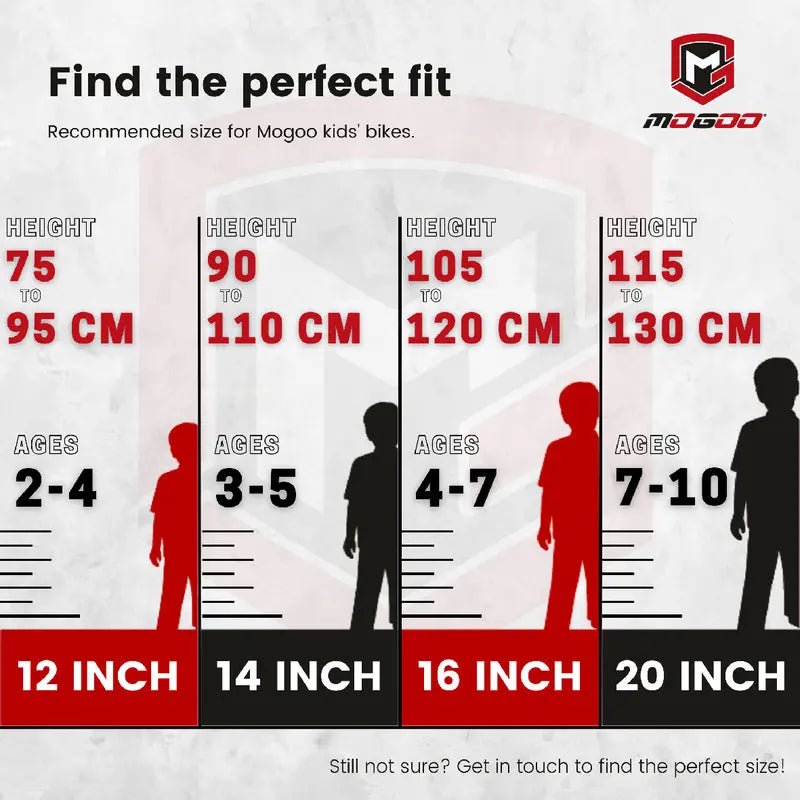 Mogoo Classic 20" Kids Bicycle – Grey - Colorland Toys