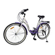 Mogoo Floress Cruiser 21 Speed 26 Inch Bicycle Purple