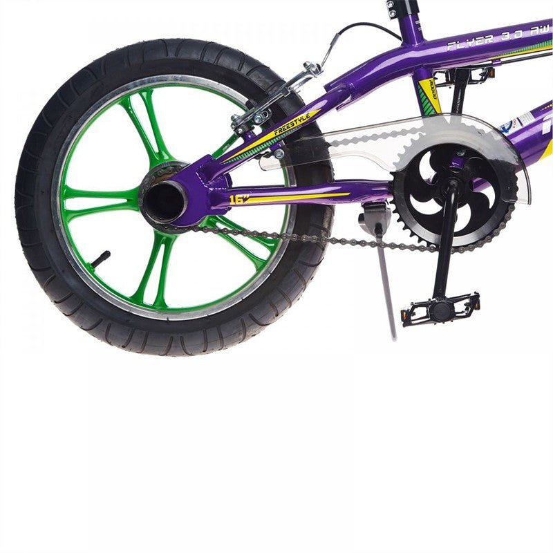 Mogoo Flyer 3.0 AW Freestyle BMX Purple 16 Inch — image 4