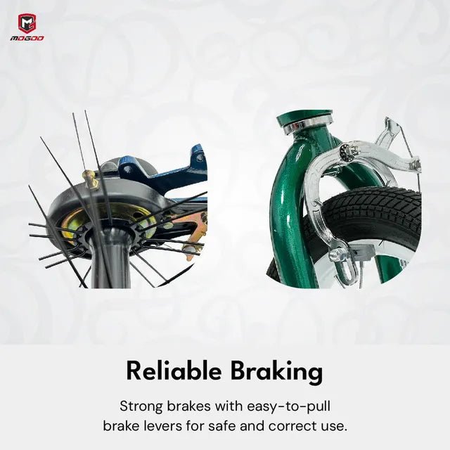 Mogoo Flyer Bicycle 12 Inch Green 12FLY - GN - Colorland Toys