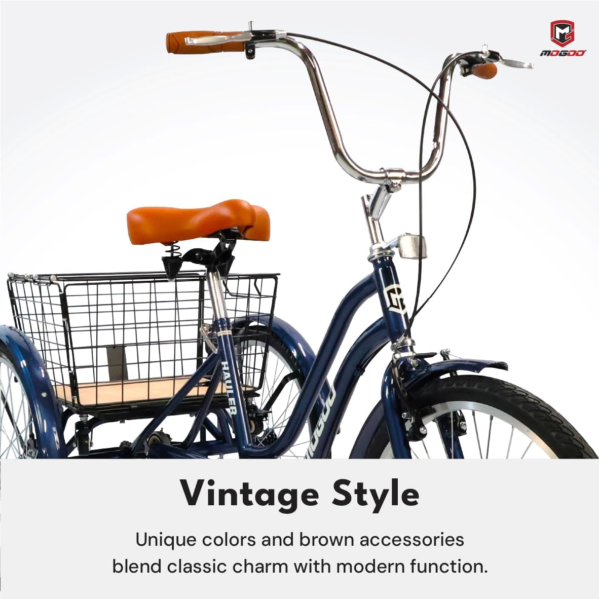 Mogoo Hauler Tricycle 24 Basket Blue — image 4