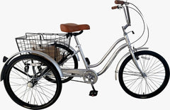Mogoo Hauler Tricycle Basket 24 Silver - Colorland Toys