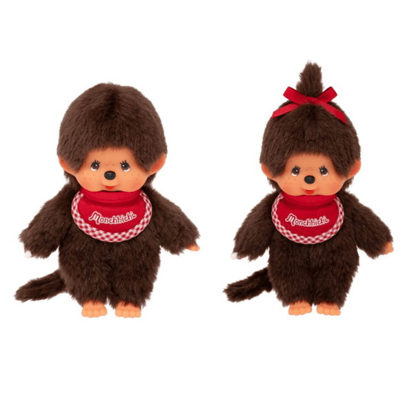 Monchhichi 14cm Standard Boy & Girl Plush Assorted Set M-202386