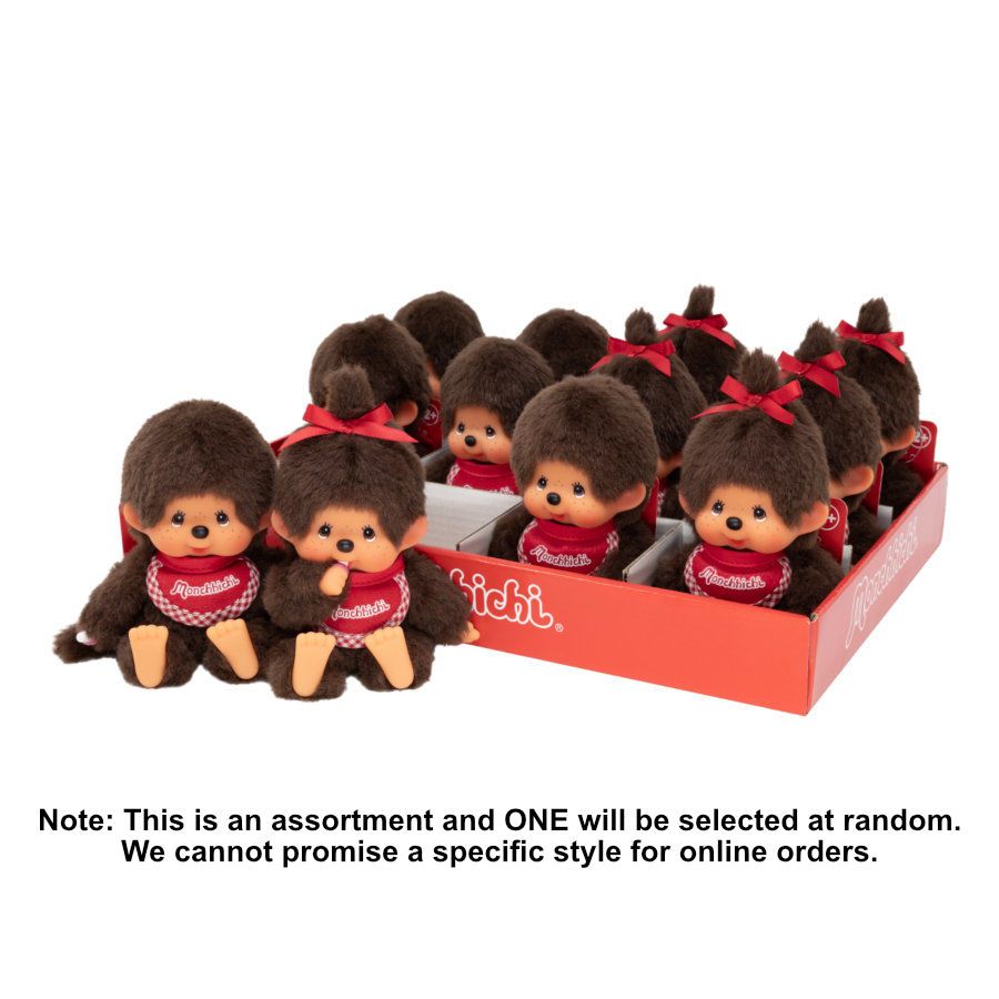 Monchhichi 14cm Standard Boy & Girl Plush Assorted Set M-202386 - Colorland Toys