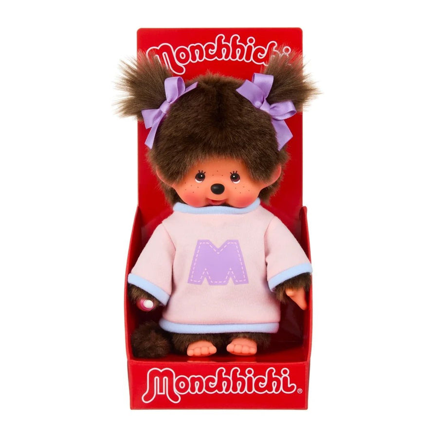 Monchhichi Bi-Color Sweater Girl Plush 20cm M-203956 — image 2