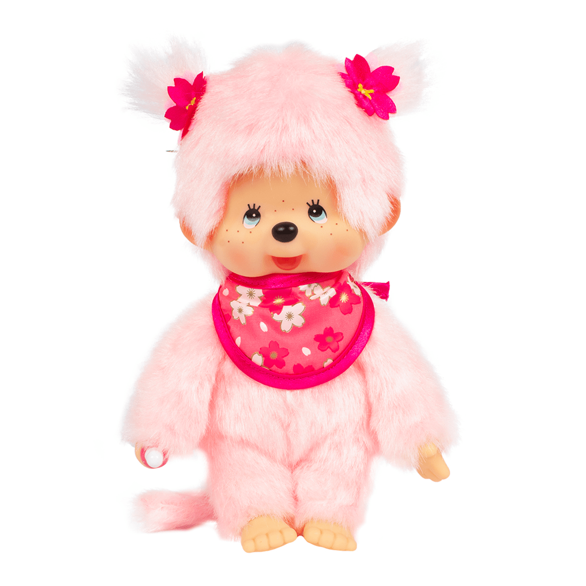 Monchhichi Cherry Blossom Pink Girl Plush 20cm M-242894 - Colorland Toys