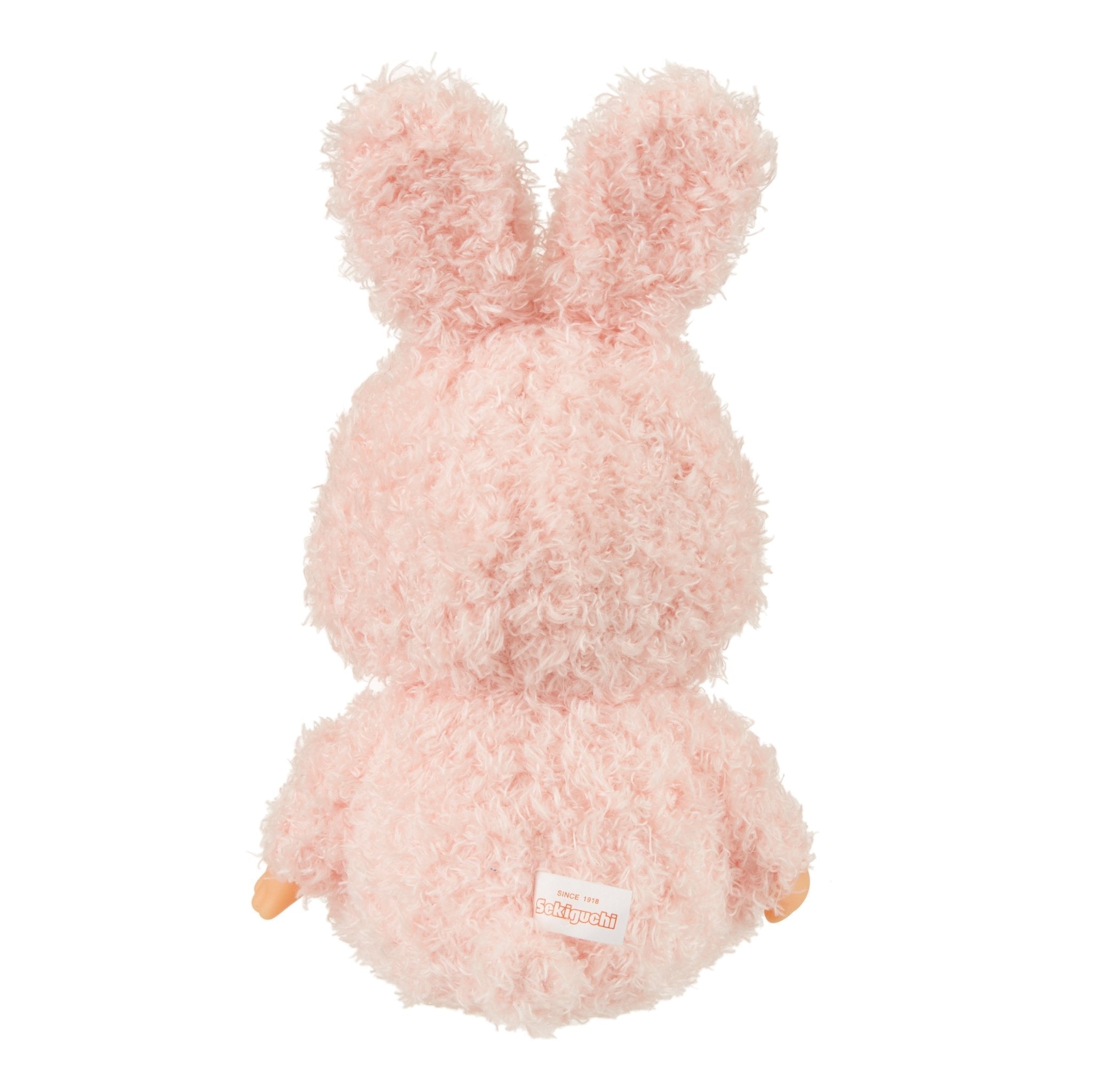 Monchhichi Sitting Fluffy Bunny Pink Plush 20cm M-245758 - Colorland Toys