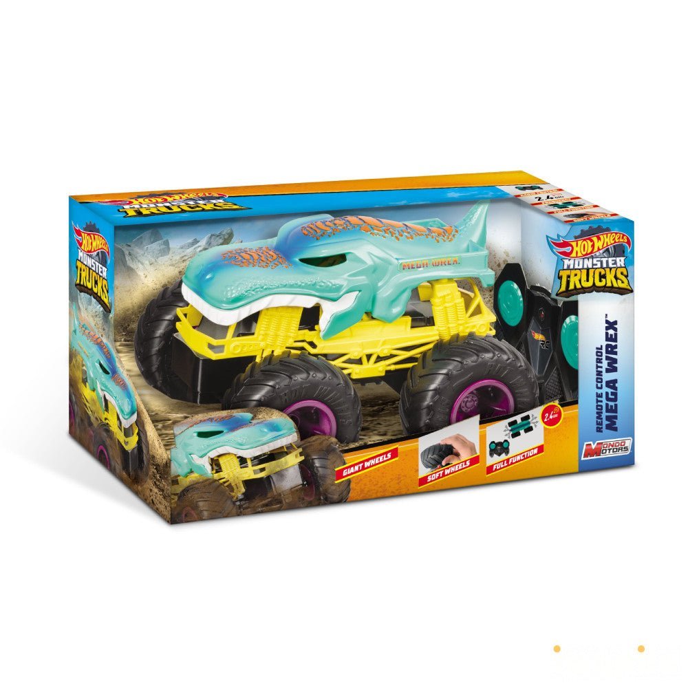 Mondo Hot Wheels RC Monster Trucks Mega Wrex 63680 - Colorland Toys