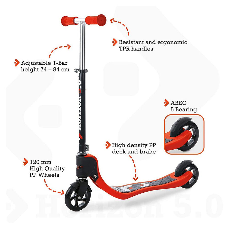 Mondo On & Go Horizon 5.0 2 Wheel Scooter Red 28566 — image 7