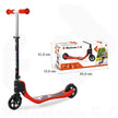 Mondo On & Go Horizon 5.0 2 Wheel Scooter Red 28566