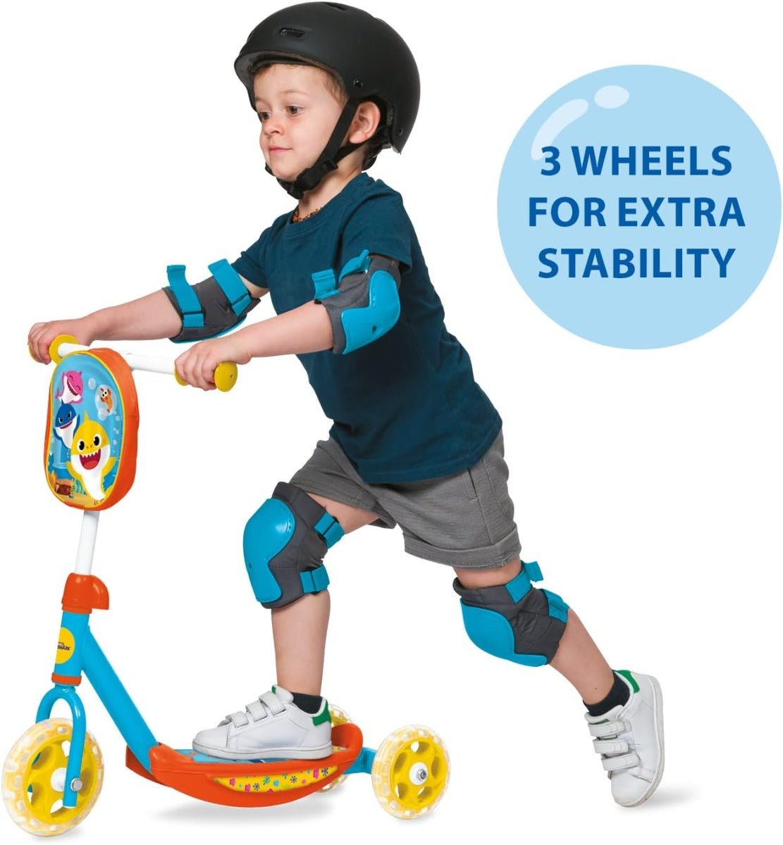 Mondo Scooter My 1st Baby Shark 3 - Wheels 28656 - Colorland Toys