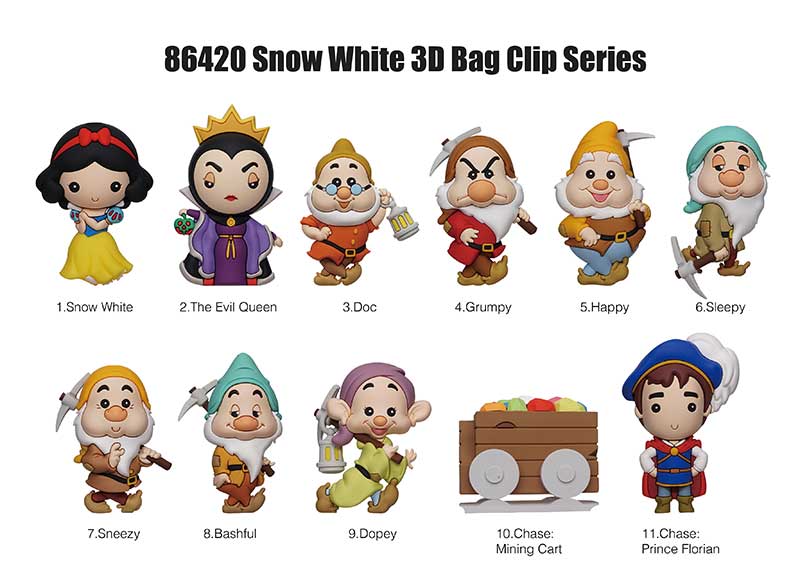 Monogram: Snow White Classic 3D Foam Bag Clip, Series-66 MN86420 — image 2