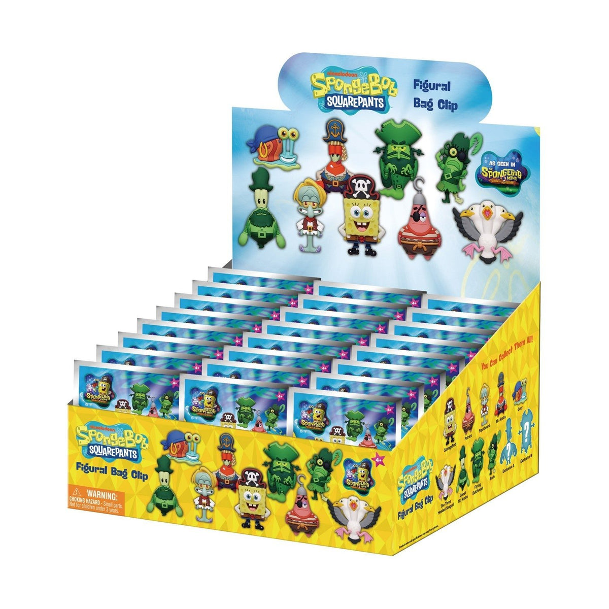 Monogram: Spongebob Movie 3D Foam Bag Clip Series-1 MN63195 — image 1