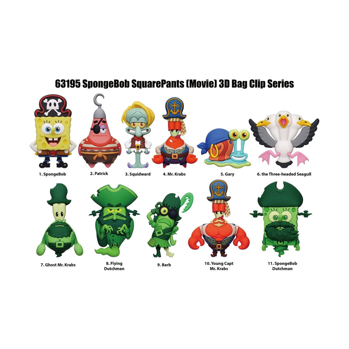 Monogram: Spongebob Movie 3D Foam Bag Clip Series-1 MN63195 — image 3