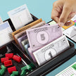 Monopoly Board Game Arabic Edition with Storage Tray & Larger Tokens