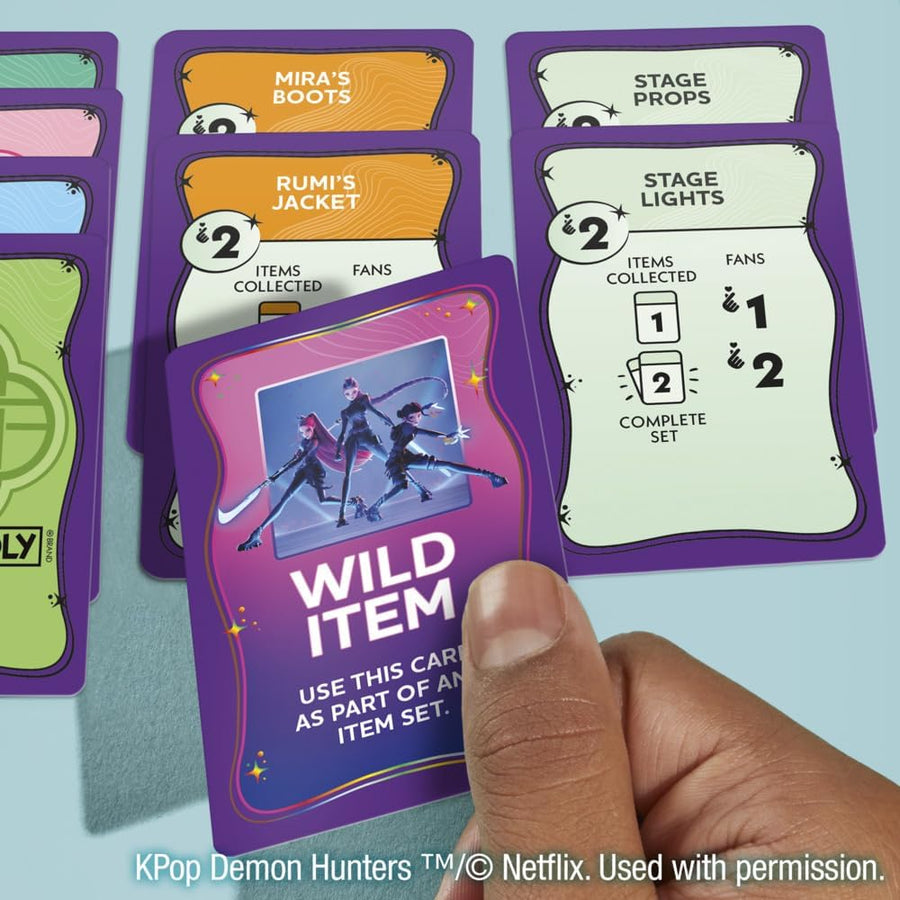Monopoly Deal Kpop Demon Hunters Card Game G4498 — image 5