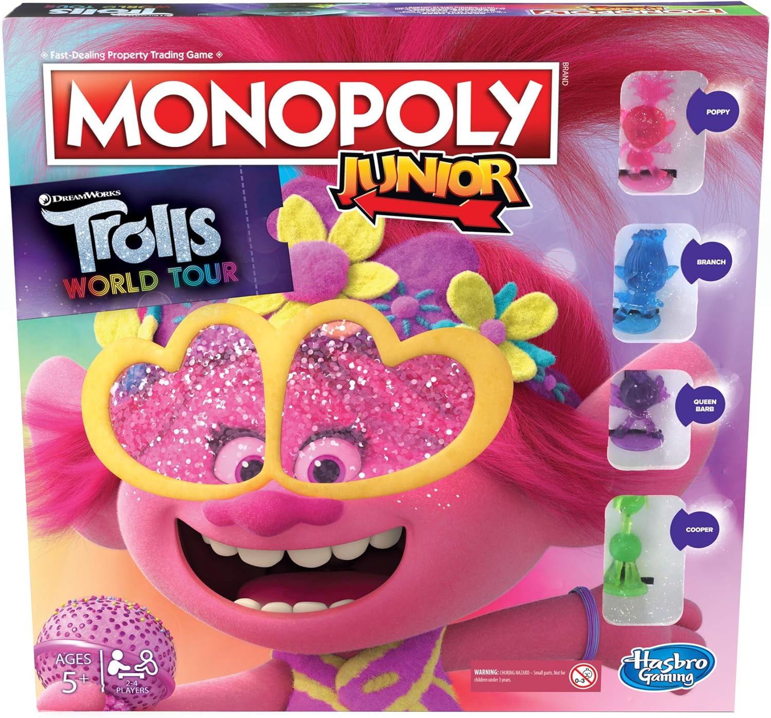 Monopoly Junior Trolls World Tour E7496 - Colorland Toys