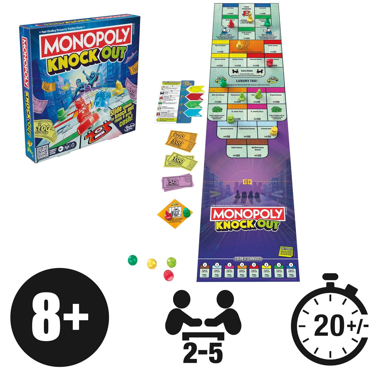Monopoly Knockout Family Party Game — image 12