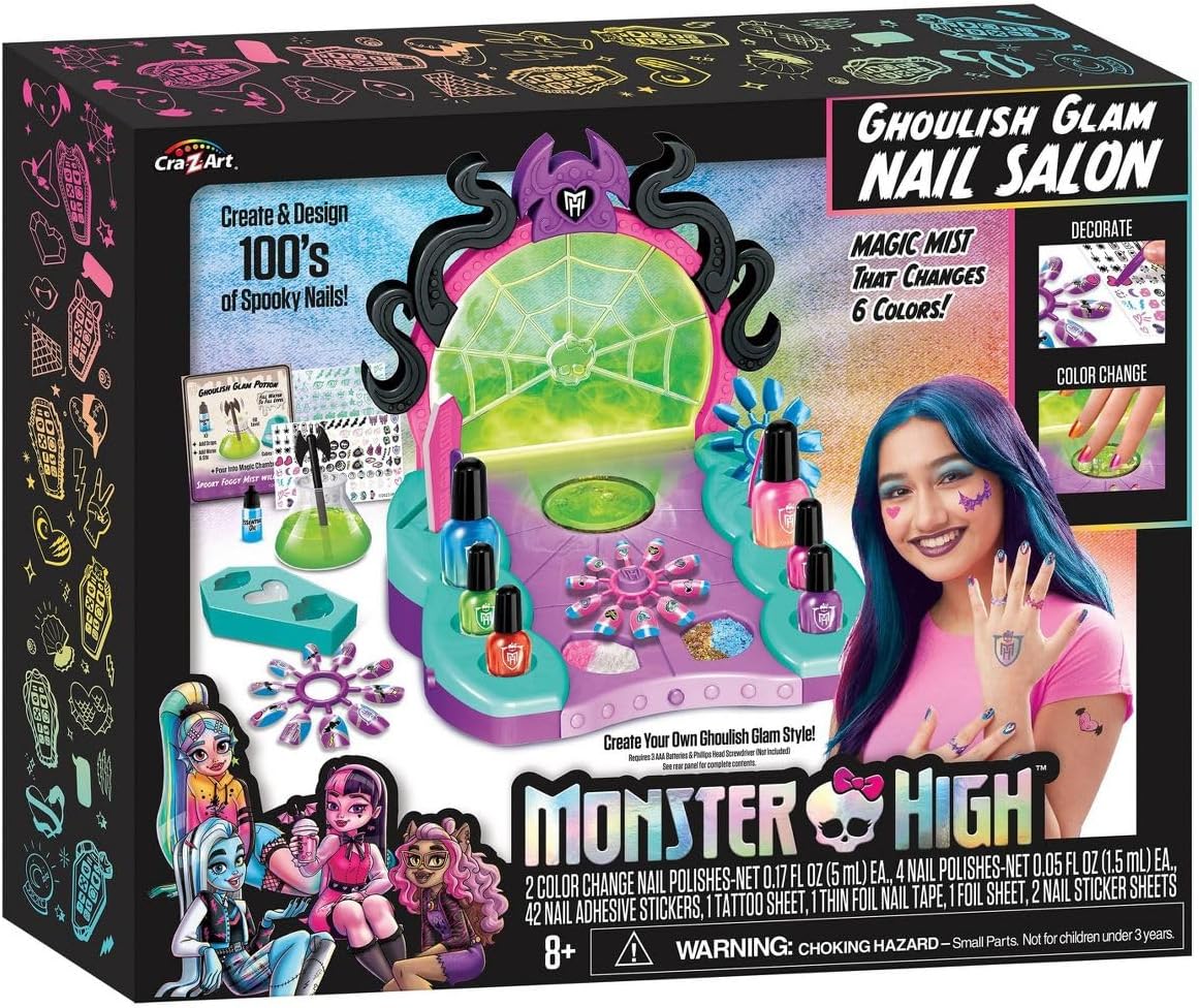Monster High Ghoulish Glam Nail Salon CA - 72204 - Colorland Toys