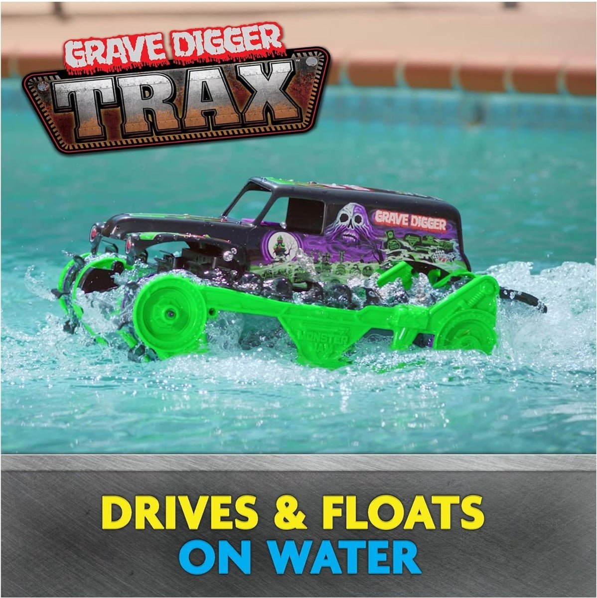 Monster Jam 1:15 RC Grave Digger Trax 6067880 — image 3