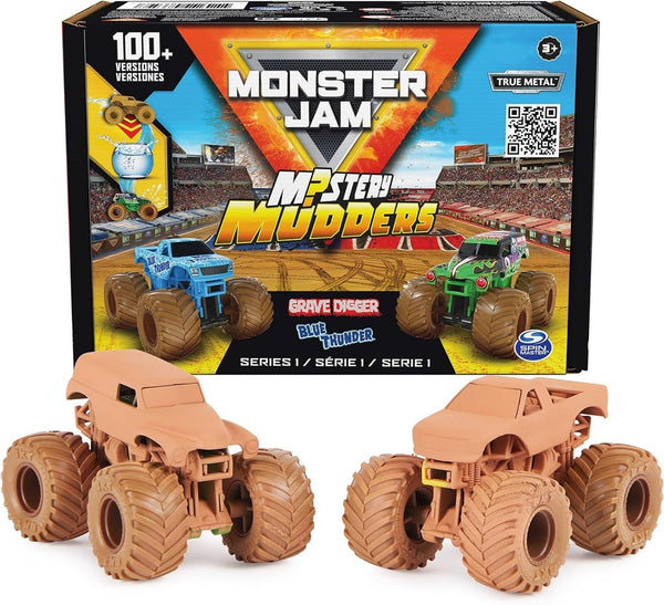 Monster Jam 1:64 Mystery Mudders 2-Pack 6067514