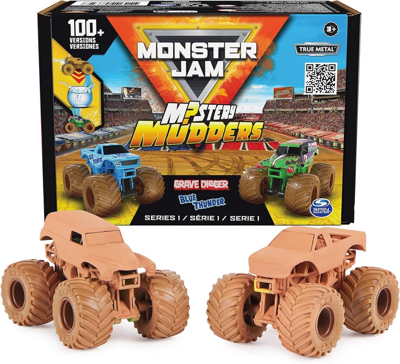 Monster Jam 1:64 Mystery Mudders 2 - Pack 6067514 - Colorland Toys