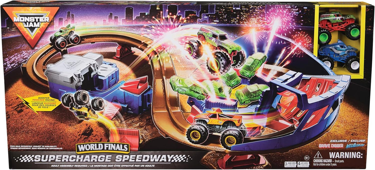 Monster Jam 1:64 Super Charger Speedway - Colorland Toys