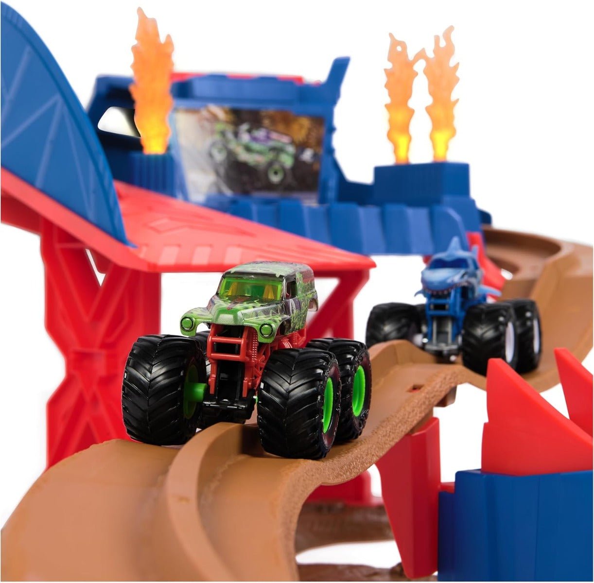 Monster Jam 1:64 Super Charger Speedway - Colorland Toys