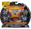 Monster Jam 5 Pack Mini Scale Vehicles 6066965