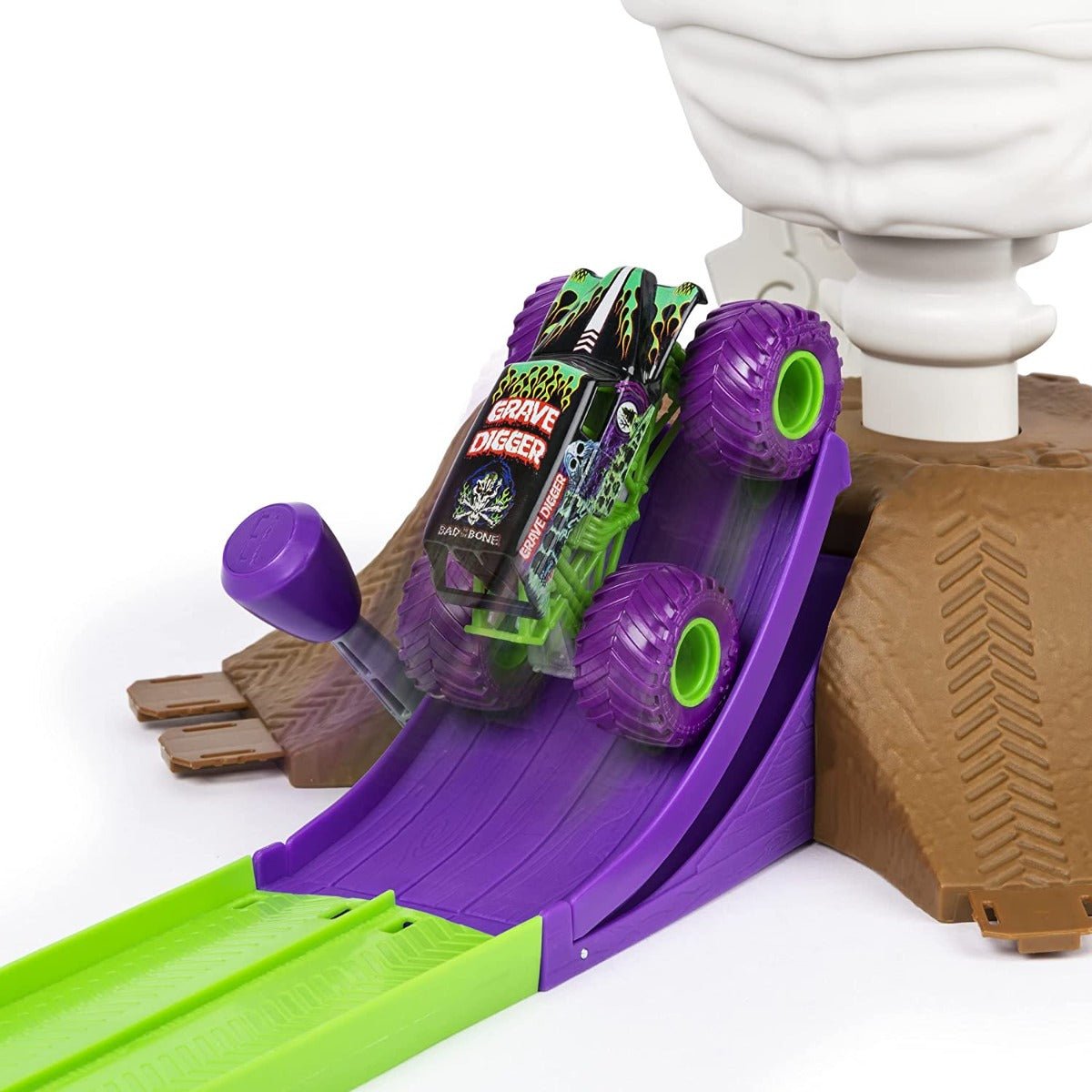 Monster Jam Grim Takedown Playset 6046632 - Colorland Toys