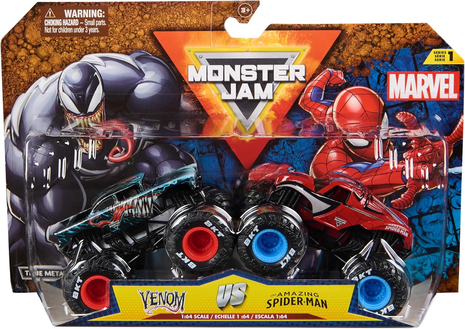Monster Jam Marvel 1:64 Pack-2 - Colorland Toys