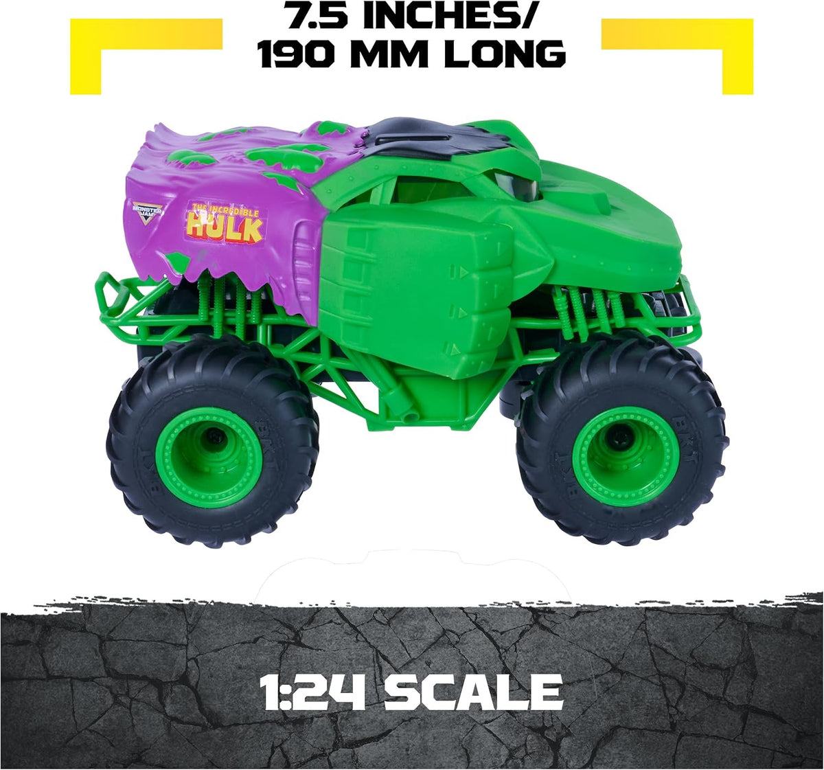 Monster Jam Marvel The Hulk RC 1:24 Scale Monster Truck 6076629 — image 5