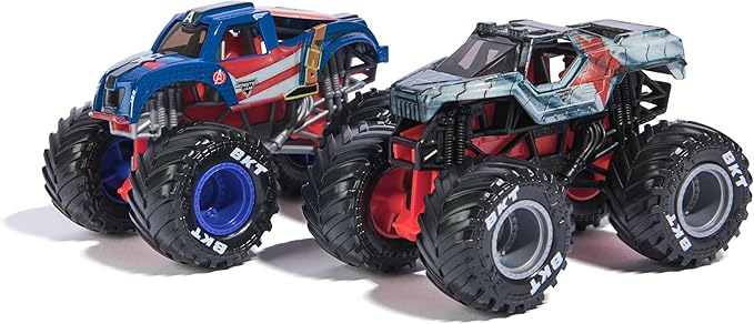 Monster Jam Marvel Vehicles 1:64 Scale 2-Pack Captain America vs Winter Soldier 6071947 — image 1