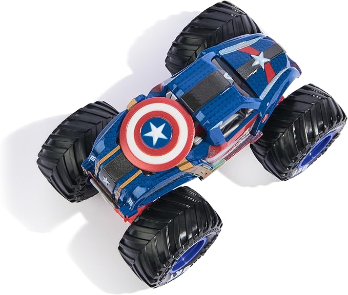 Monster Jam Marvel Vehicles 1:64 Scale 2-Pack Captain America vs Winter Soldier 6071947 — image 7