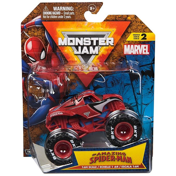 Monster Jam Marvel Vehicles 1:64 Scale Spiderman 6074263